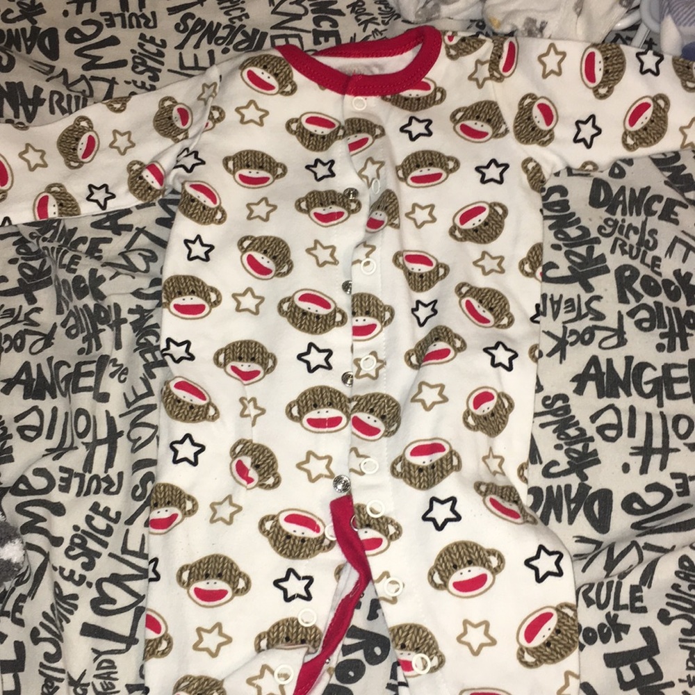 Sock monkey Pajamas❤️